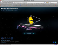 Webb Telescope Screen Shot